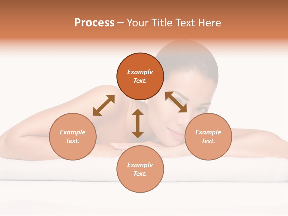 Model Massage Skin PowerPoint Template