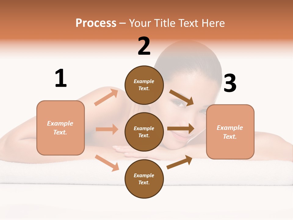 Model Massage Skin PowerPoint Template