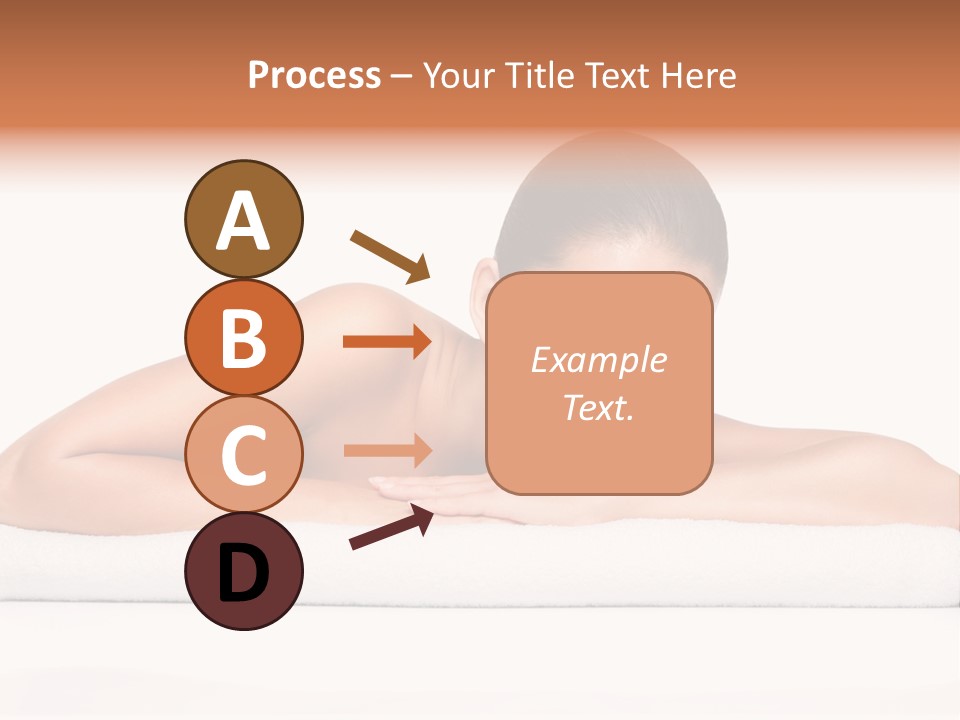 Model Massage Skin PowerPoint Template