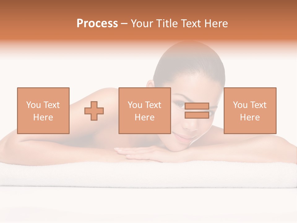Model Massage Skin PowerPoint Template