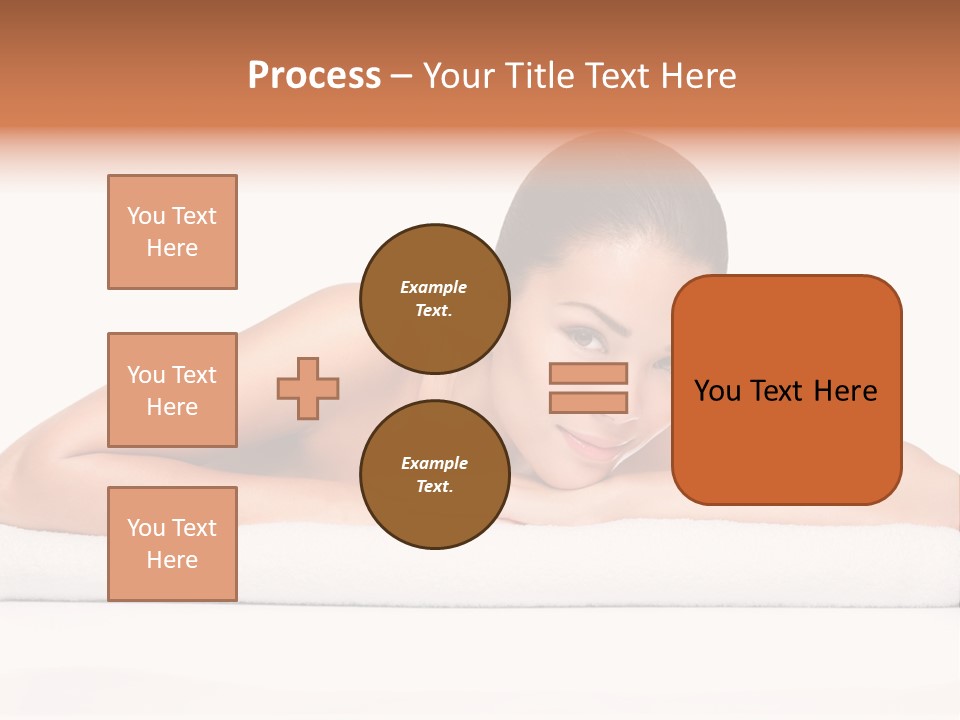 Model Massage Skin PowerPoint Template