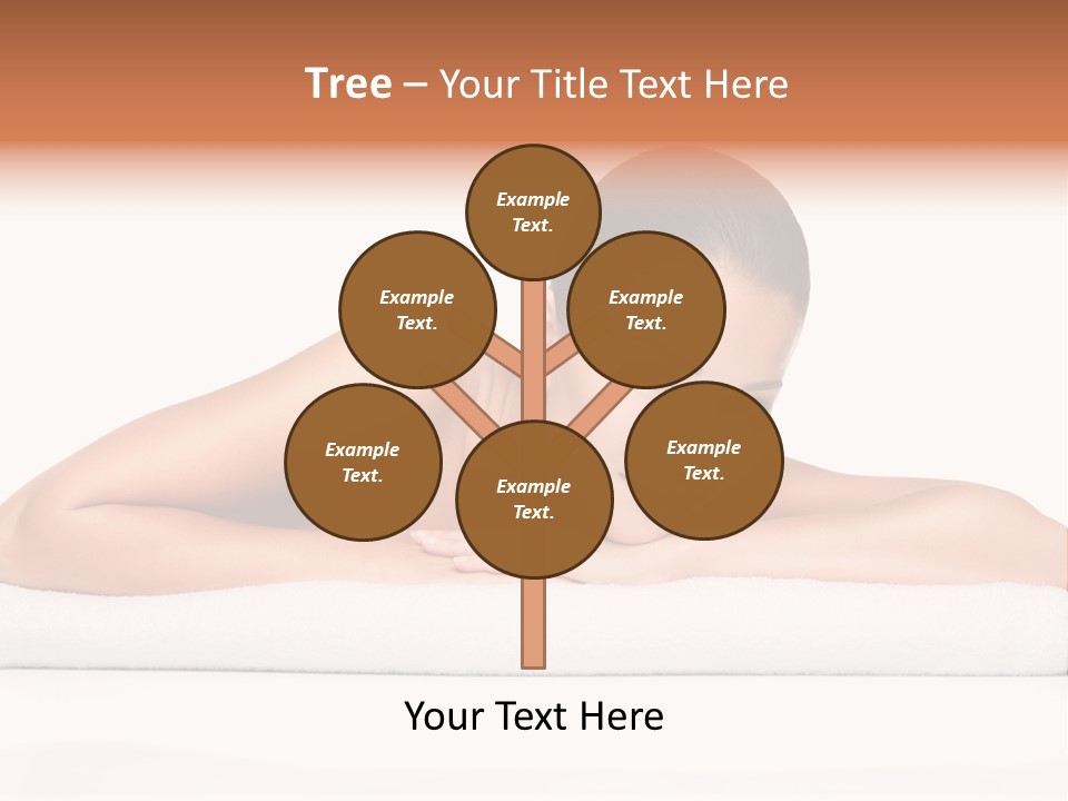 Model Massage Skin PowerPoint Template