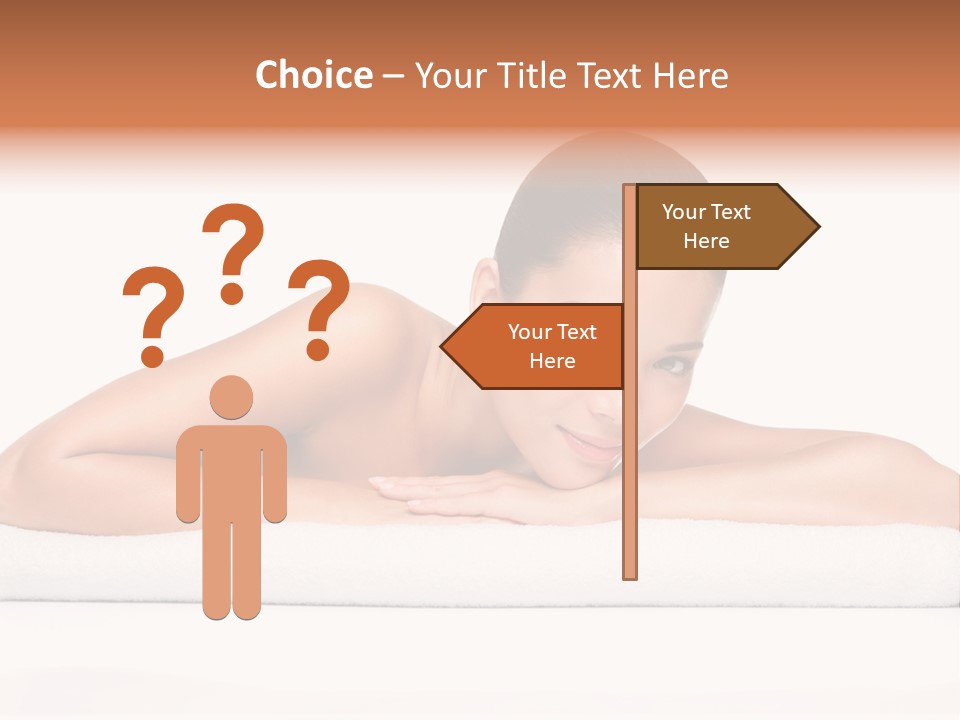 Model Massage Skin PowerPoint Template