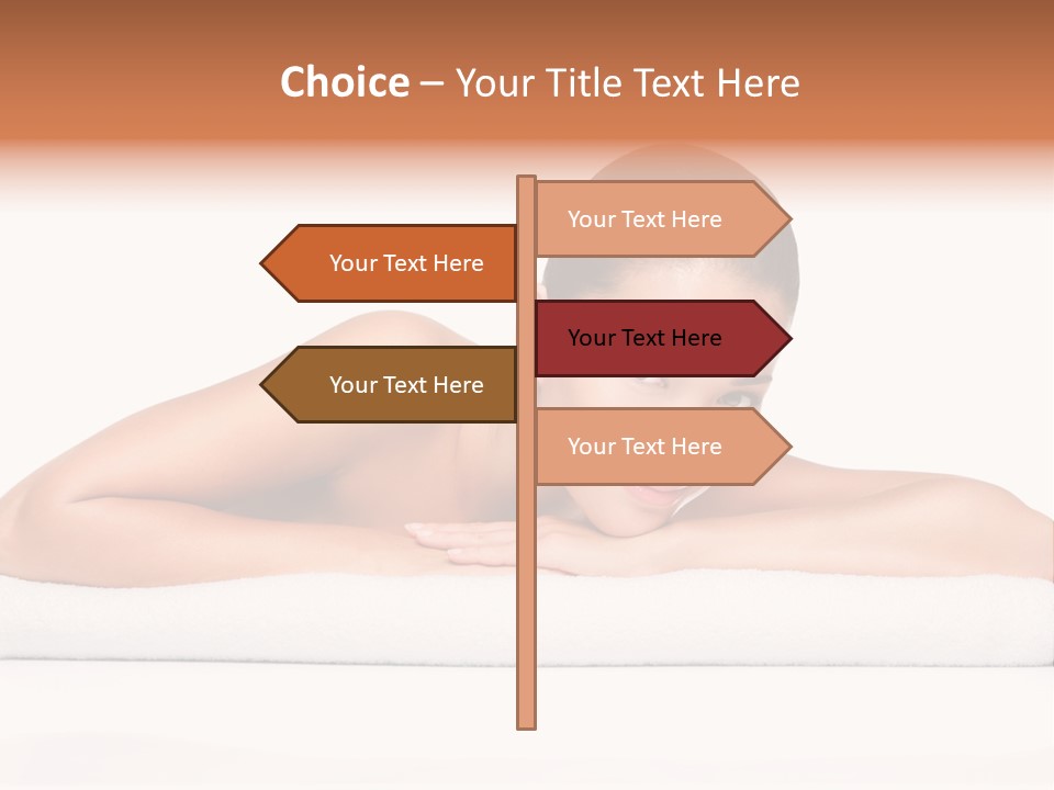Model Massage Skin PowerPoint Template
