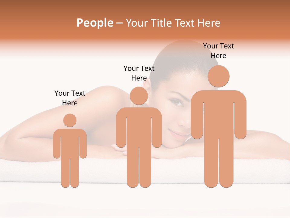 Model Massage Skin PowerPoint Template