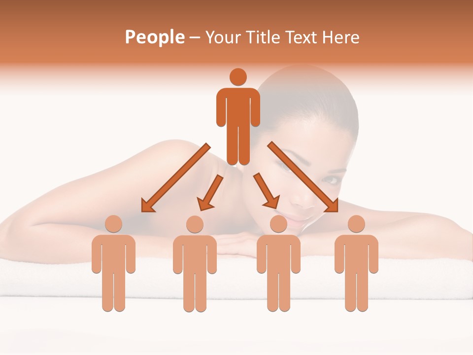 Model Massage Skin PowerPoint Template