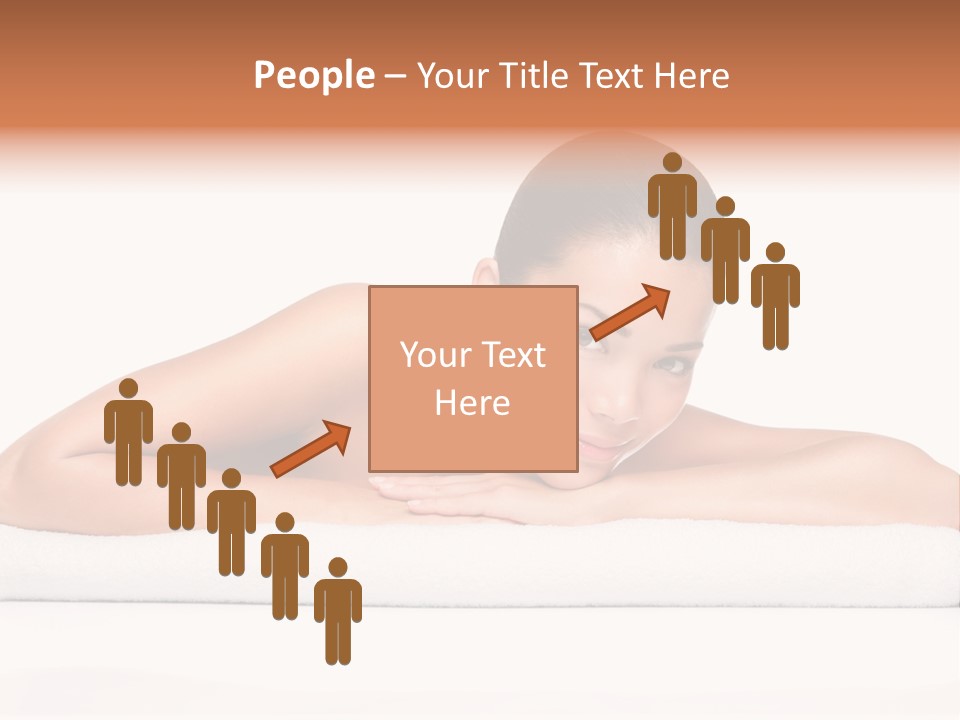 Model Massage Skin PowerPoint Template