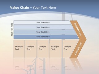 Windmill Turbine Windfarm PowerPoint Template