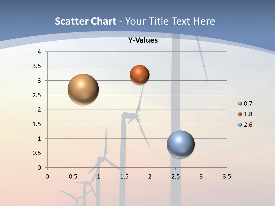 Windmill Turbine Windfarm PowerPoint Template