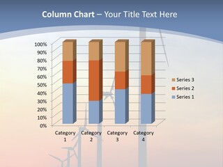Windmill Turbine Windfarm PowerPoint Template