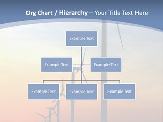 Windmill Turbine Windfarm PowerPoint Template