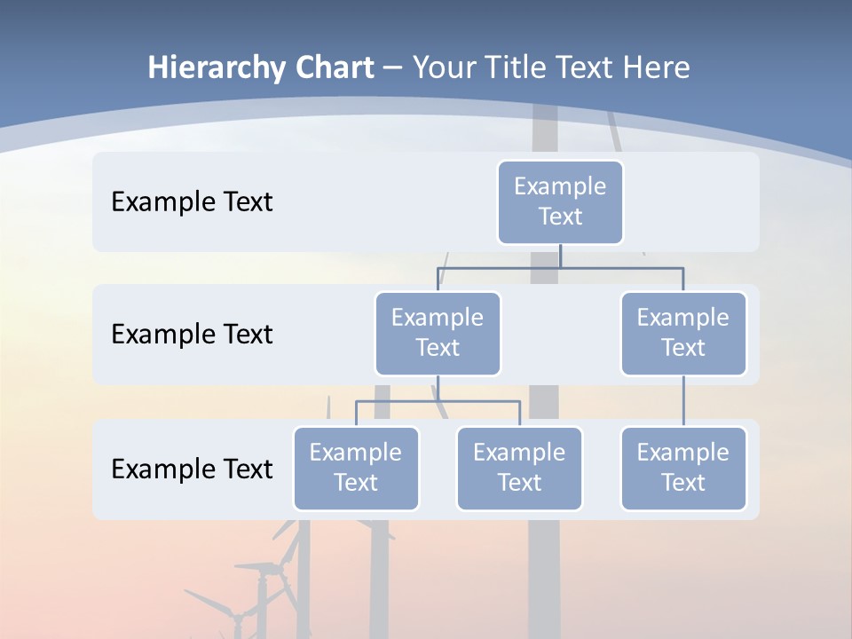 Windmill Turbine Windfarm PowerPoint Template