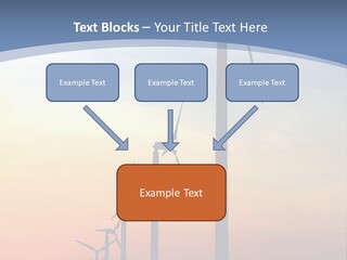 Windmill Turbine Windfarm PowerPoint Template