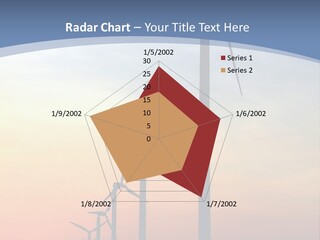 Windmill Turbine Windfarm PowerPoint Template