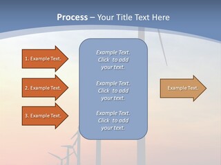Windmill Turbine Windfarm PowerPoint Template