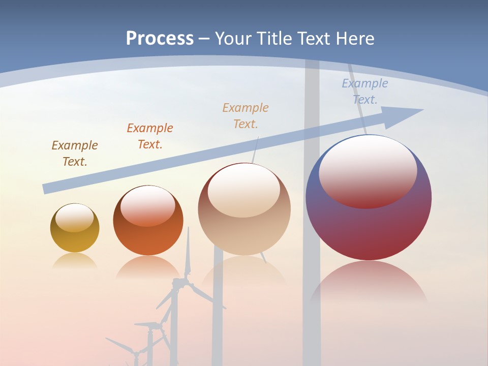 Windmill Turbine Windfarm PowerPoint Template