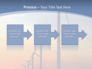 Windmill Turbine Windfarm PowerPoint Template