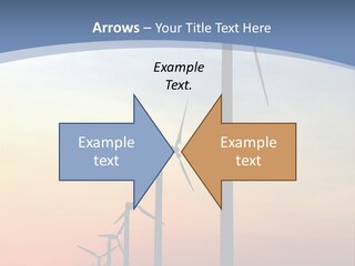 Windmill Turbine Windfarm PowerPoint Template