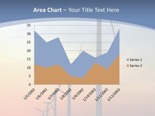 Windmill Turbine Windfarm PowerPoint Template