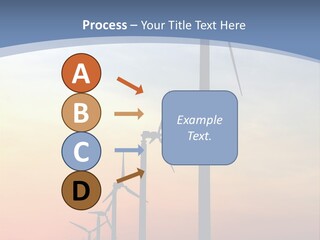 Windmill Turbine Windfarm PowerPoint Template