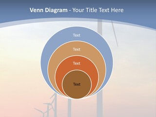 Windmill Turbine Windfarm PowerPoint Template