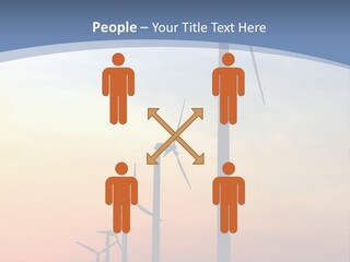 Windmill Turbine Windfarm PowerPoint Template