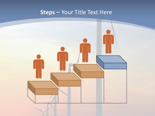 Windmill Turbine Windfarm PowerPoint Template