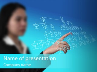 Recruitment Hand Technology PowerPoint Template