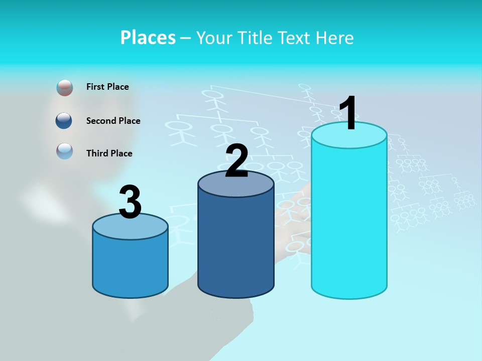 Recruitment Hand Technology PowerPoint Template