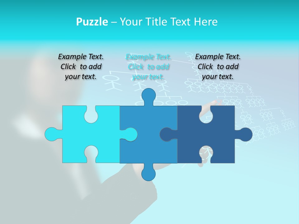 Recruitment Hand Technology PowerPoint Template