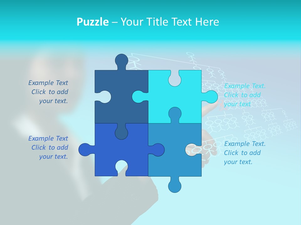 Recruitment Hand Technology PowerPoint Template