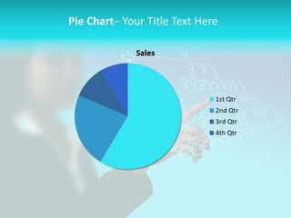 Recruitment Hand Technology PowerPoint Template