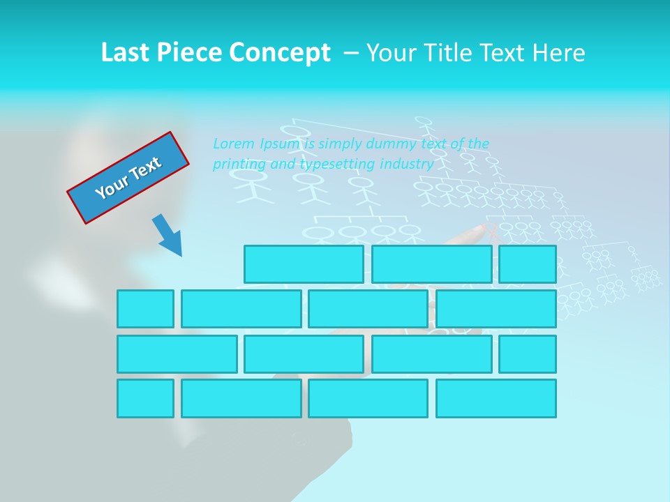 Recruitment Hand Technology PowerPoint Template