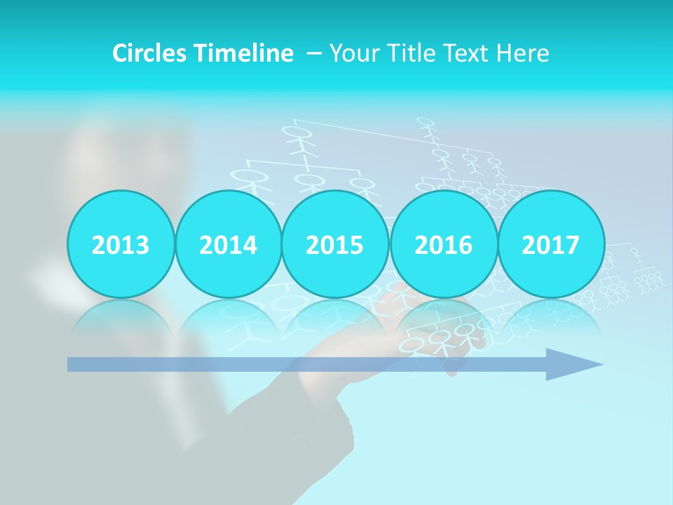 Recruitment Hand Technology PowerPoint Template