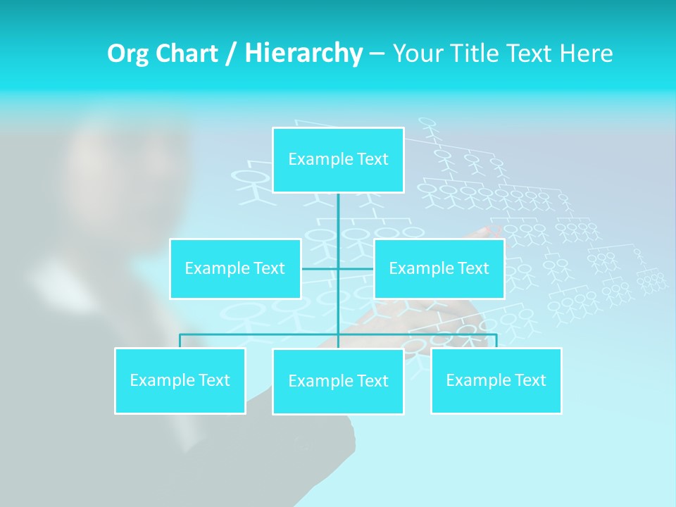 Recruitment Hand Technology PowerPoint Template