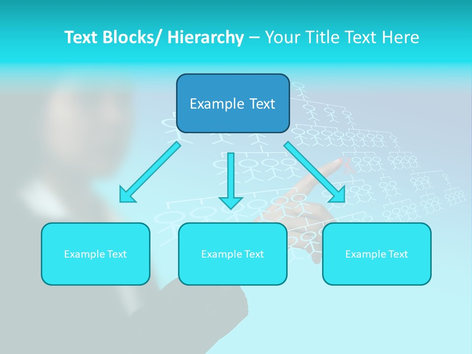 Recruitment Hand Technology PowerPoint Template
