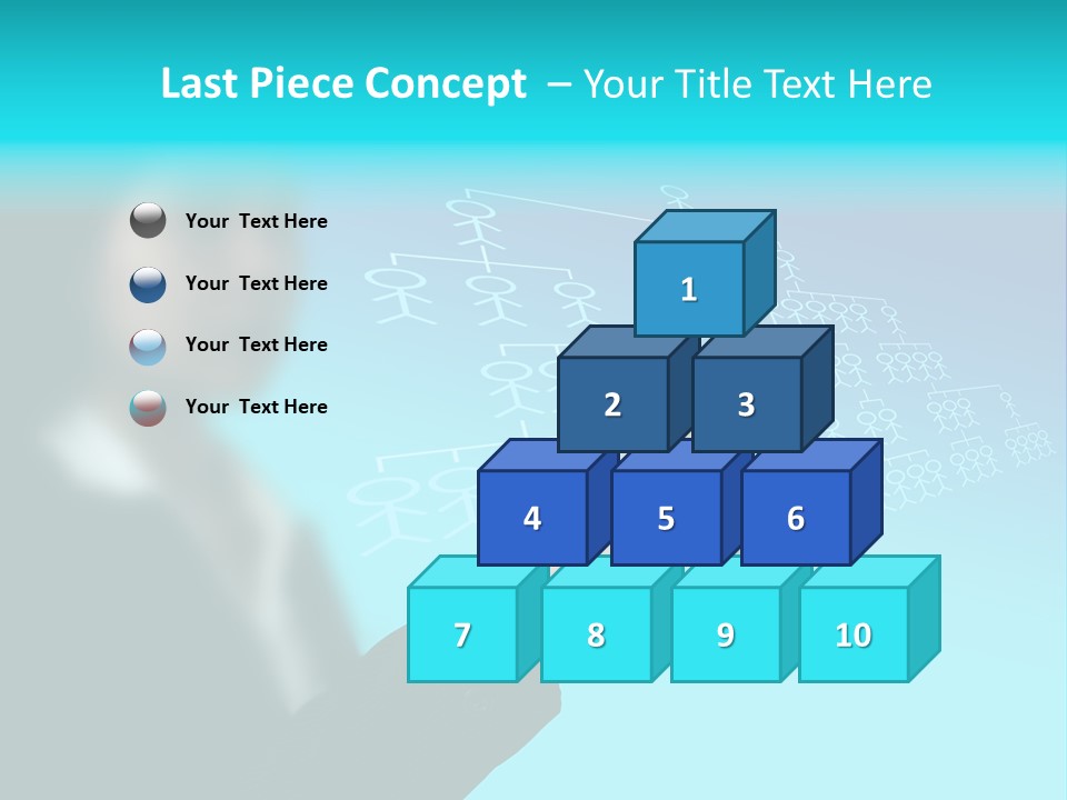 Recruitment Hand Technology PowerPoint Template