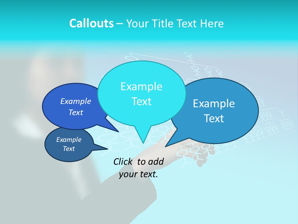 Recruitment Hand Technology PowerPoint Template