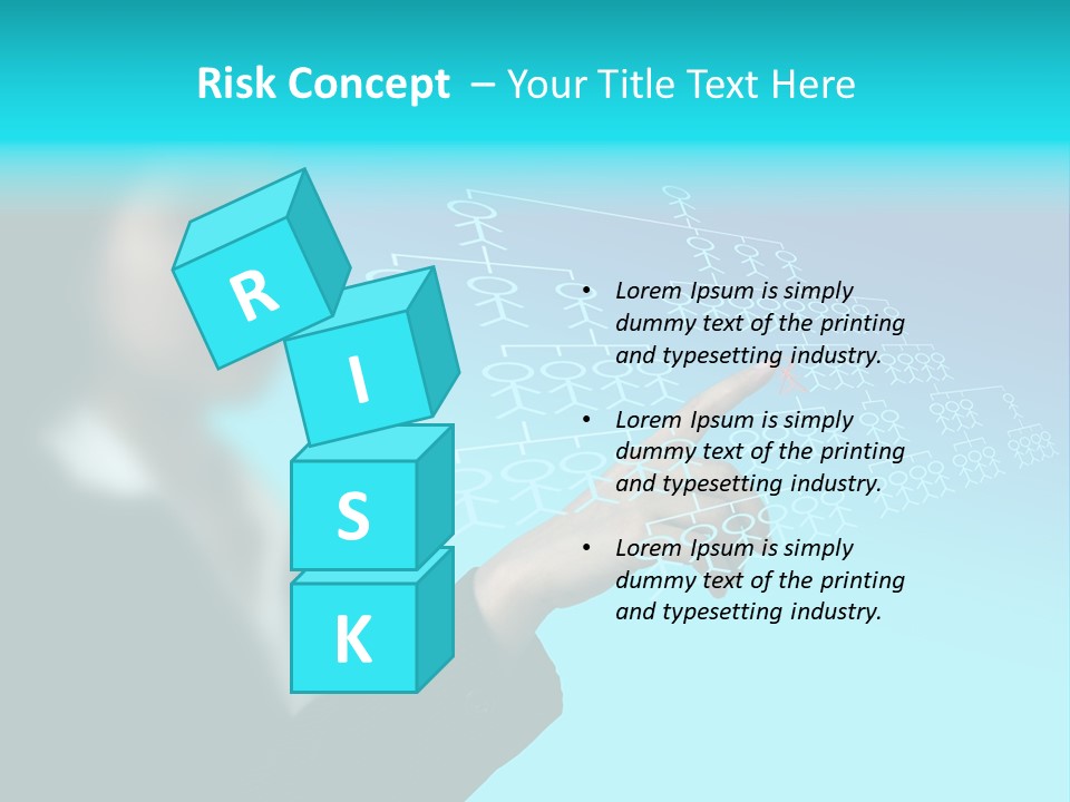 Recruitment Hand Technology PowerPoint Template