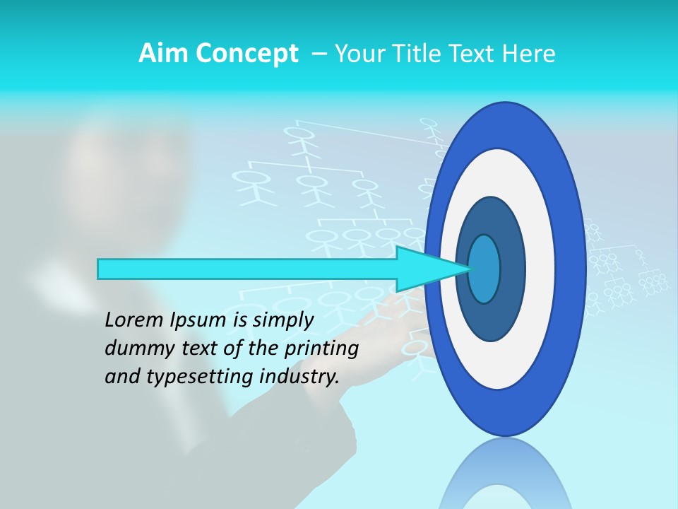 Recruitment Hand Technology PowerPoint Template