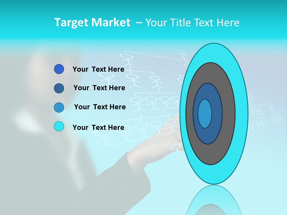 Recruitment Hand Technology PowerPoint Template