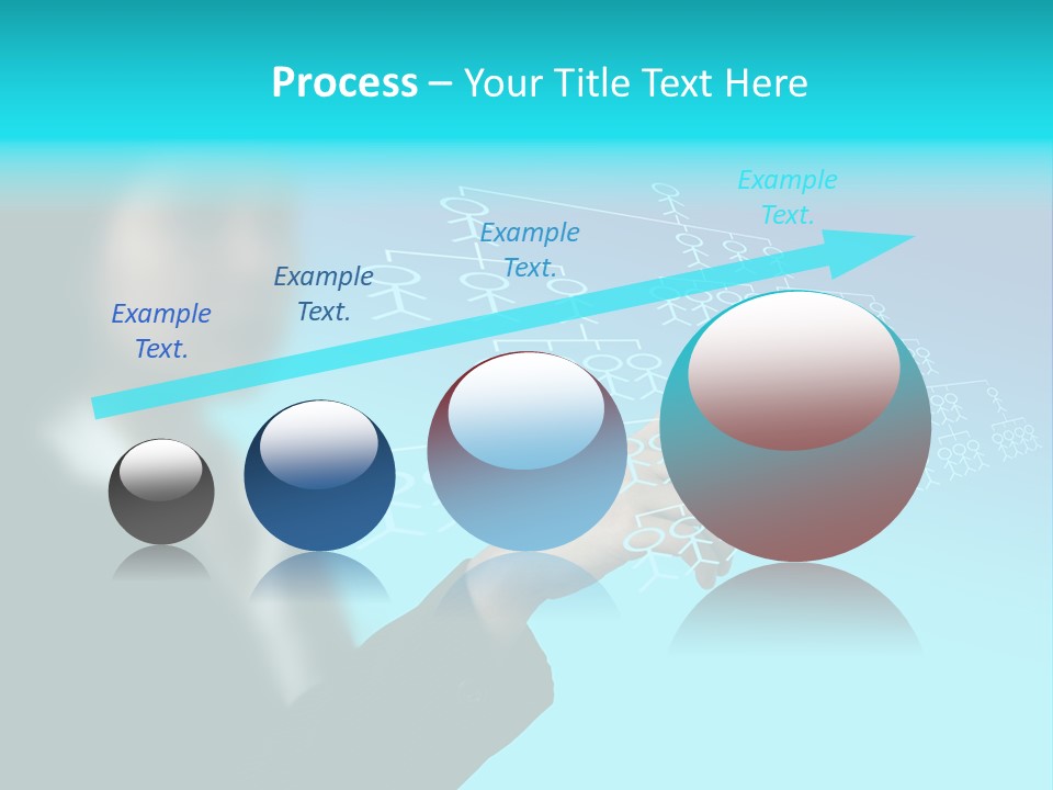 Recruitment Hand Technology PowerPoint Template