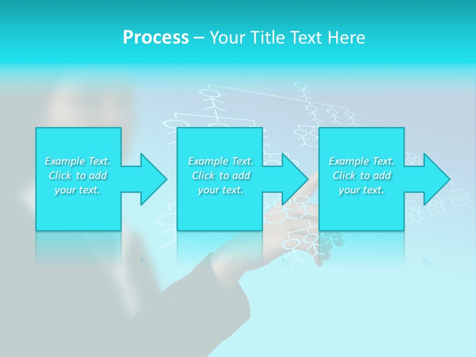 Recruitment Hand Technology PowerPoint Template