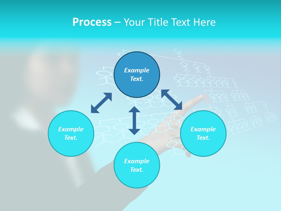 Recruitment Hand Technology PowerPoint Template