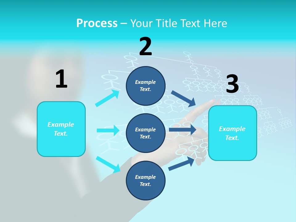 Recruitment Hand Technology PowerPoint Template