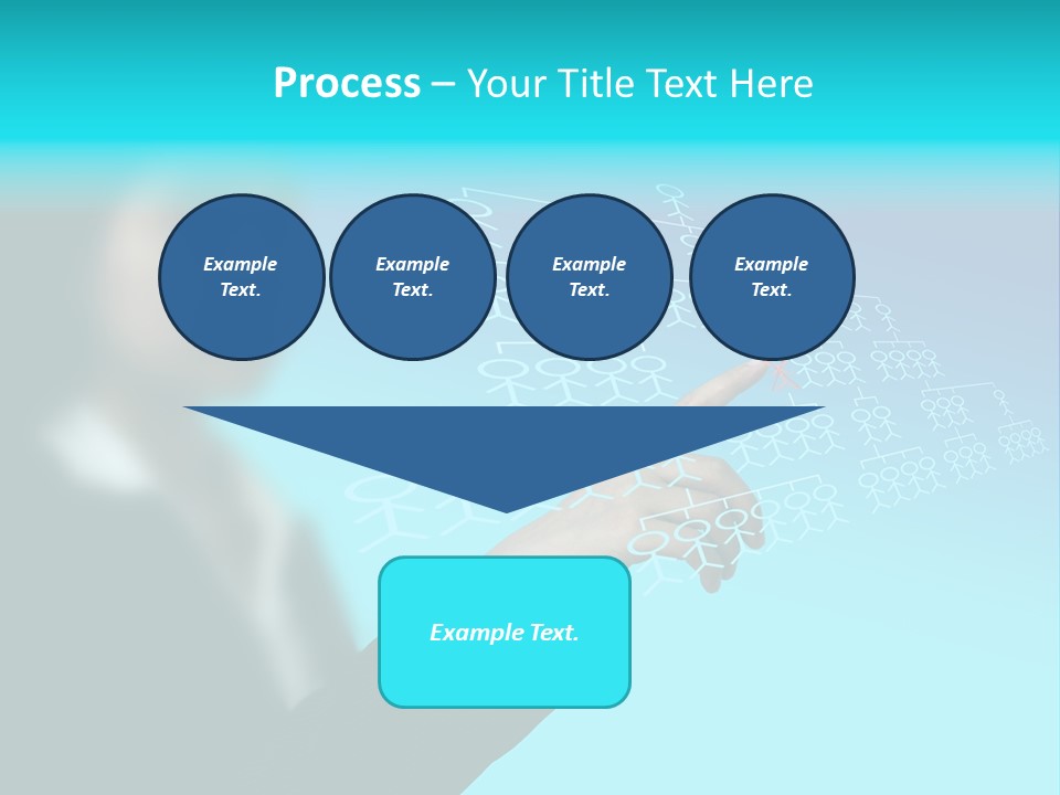 Recruitment Hand Technology PowerPoint Template