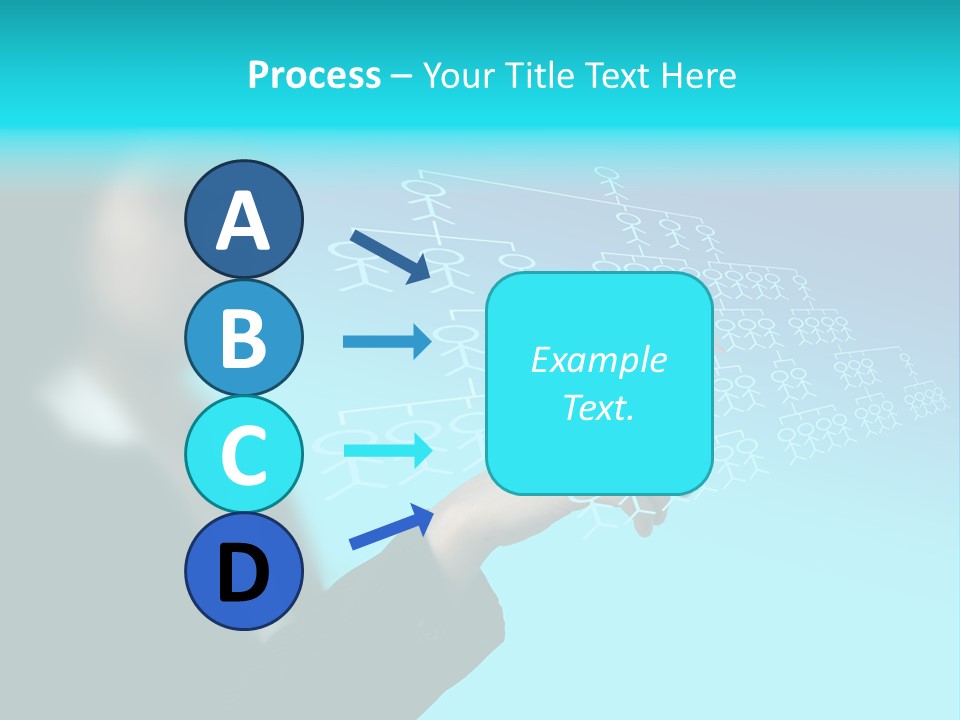 Recruitment Hand Technology PowerPoint Template