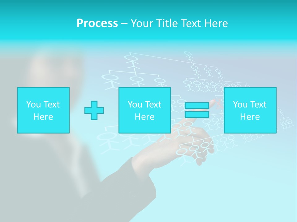 Recruitment Hand Technology PowerPoint Template