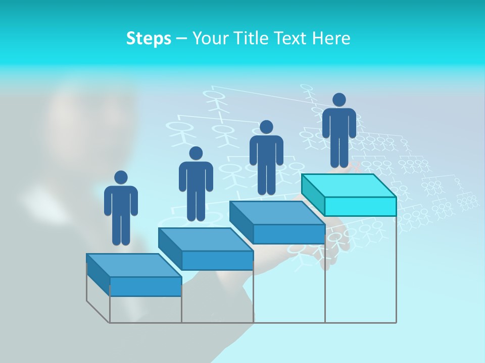 Recruitment Hand Technology PowerPoint Template