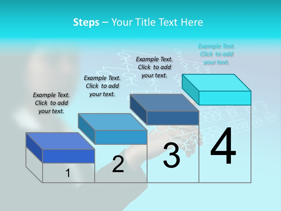 Recruitment Hand Technology PowerPoint Template